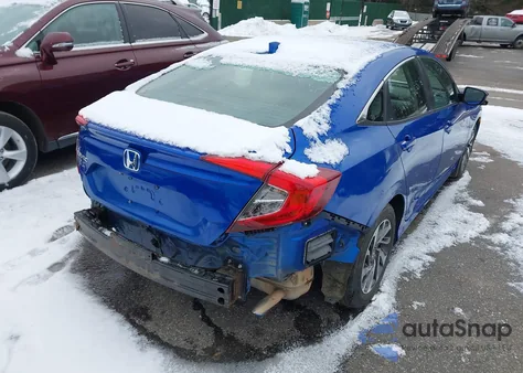 2017 Honda Civic Ex z USA, uszkodzony, nr VIN 19XFC2F7XHE031454